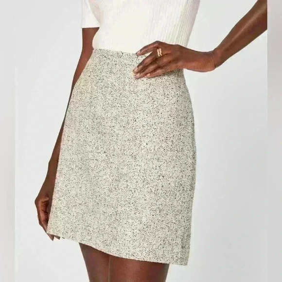 CLUB MONACO Centie Mini Skirt Black & White Size 14 - Picture 2 of 13